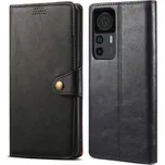 Lenuo Leather flipové pouzdro pro Xiaomi 12T/12T Pro, černá