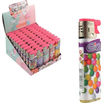 Zapalovač Žhavicí zapalovač s možností opakovaného naplnění VONNÝ (ULD-1149) potisk BUBBLE GUM - 1 ks