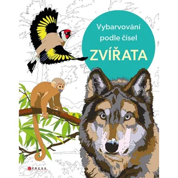 Vybarvování podle čísel: Zvířata
