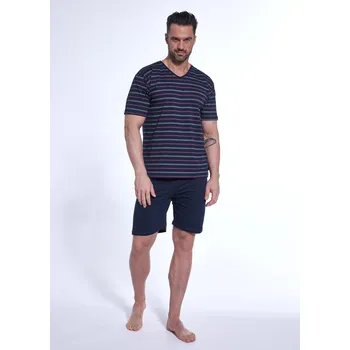 Pánská noční košile CORNETTE Pyžamo pánské 330/49 KR Barva: 330/49, Velikost: XXL