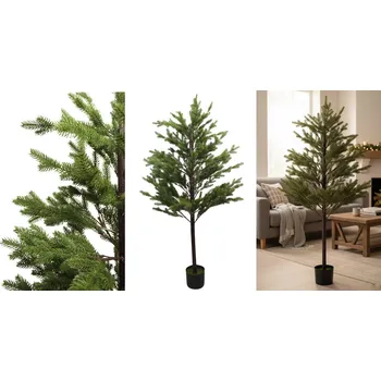 Vánoční stromek Vánoční stromek CHOINKA JODŁA silikonový PE v květináči 145 cm