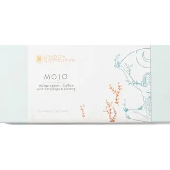Káva London Nootropics Adaptogenní káva - MOJO, 12 x 3,3 g