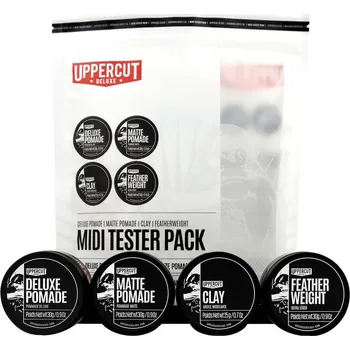 Stylingový přípravek Uppercut Midi Tester Pack Zkušební sada stylingu na vlasy 3×30 g + 1×25 g