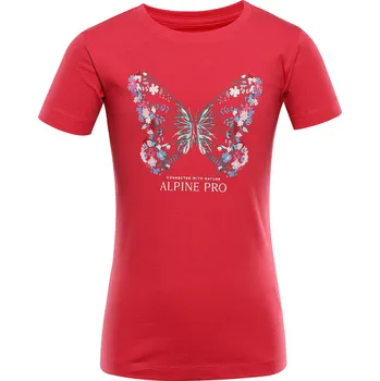 Chlapecké tričko Alpine Pro DALLO 2 RŮŽOVÁ DĚTSKÉ BAVLNĚNÉ TRIKO 164-170