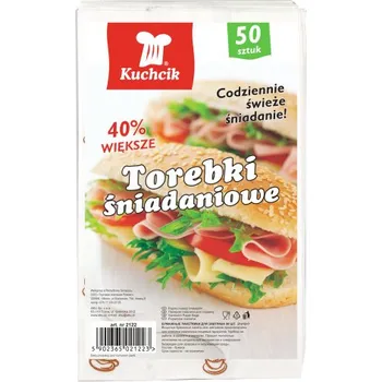 Potravinová fólie KUCHCIK Papírové sáčky na snídani, sada 50 ks (21 x 12 cm)