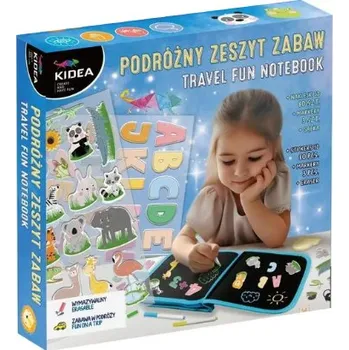 KIDEA Sešit s hrami PODRÓŻNY 6 stran 22x21 cm