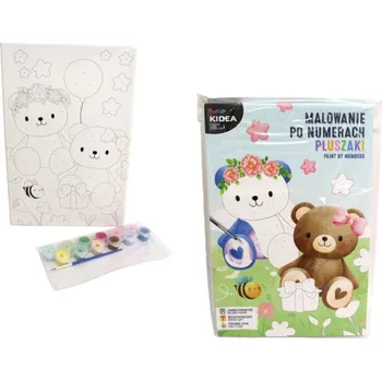 Set školních potřeb KIDEA Obraz do malowania po numerach 30x20x1 cm MISIE