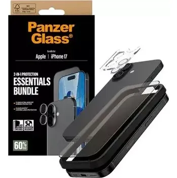 Telefonní příslušenství PanzerGlass Bundle Essentials 2v1 pro iPhone 17 (PG58160)