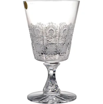 Sklenice Broušená sklenice na víno, Glamour Crystal, 240 ml, 2 ks