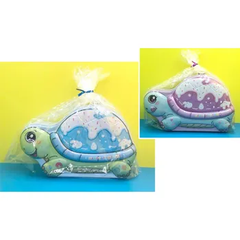 Pokladnička Pokladnička, plechová krabička ŽELVA 20x12,5x6,5 cm MIX BAREV