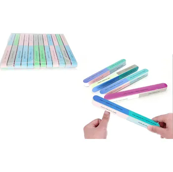 Přípravek na nehty Pilník, leštička na nehty 7-stranná multifunkční 18x2x1 cm - 1 ks