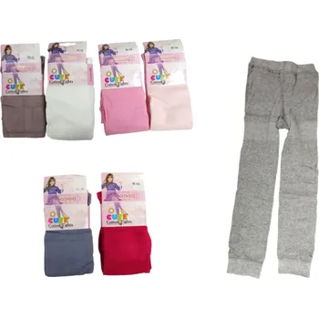 Dívčí legíny Dětské legíny JEDNOBAREVNÉ hladké č.: P002 - 1 ks