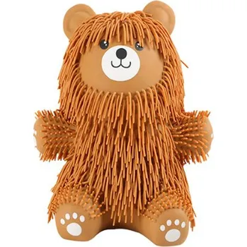 Hračka pro psa Gumová svítící hračka MEDVÍDEK - JEŽÍŠEK 24x25x11 cm - mix barev