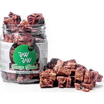Pamlsek pro psa Raw Raw pochoutka mrazem sušené BIO Hovězí plíce 50g