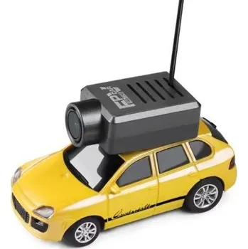 RC model IQ models Mini RC auto s kamerou 1/64 žlutá + DÁREK