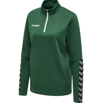 Dámské oblečení Mikina Hummel AUTHENTIC HALF ZIP SWEATSHIRT WOMAN 204929-6140 Velikost M