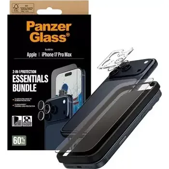 Telefonní příslušenství PanzerGlass Bundle Essentials 2v1 pro iPhone 17 Pro Max (PG36196)