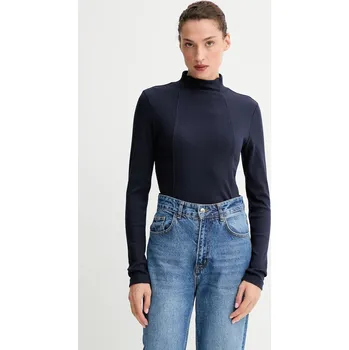 Tričko s dlouhým rukávem G-Star A line slim rib mock D26905.E136 námořnická modř 59X, vel. S