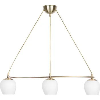 Závěsné svítidlo Serano patina 3x60W E27 difuzor bílý