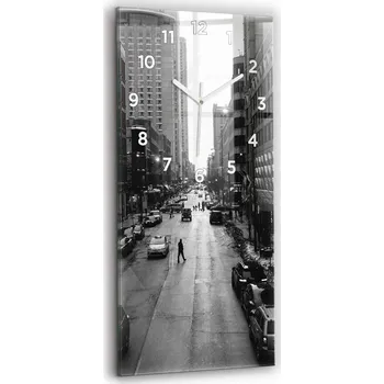 Hodiny Nástěnné hodiny Wallfluent černé 30 cm