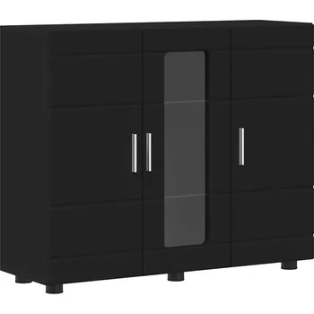 Šatní skříň Servírovací skříň Černá 55,5 x 29 x 100 cm kompozitní dřevo