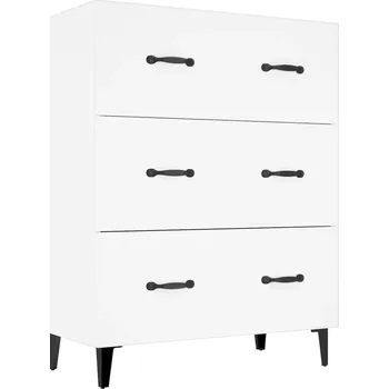 Komoda Komoda VidaXL 69,5 x 34 x 90 cm, bílá a přírodní