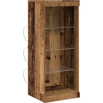 Komoda Komoda VidaXL 41 x 37 x 100 cm, dub přírodní, texturovaná