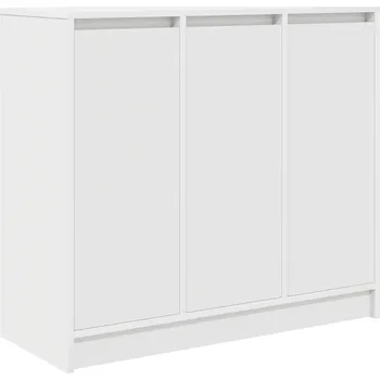 Komoda Komoda bílá 85x34x76 cm z lepeného dřeva