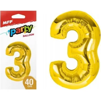 Balónek Papírové pozadí pro fotografie Balónky fóliové 3 Zlaté 40 cm