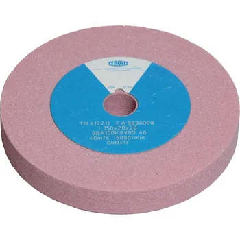 Brusný kotouč Brusný kotouč na stolní brusku, 150x20mm, otvor 20mm, P100, 98A100K9V03, Tyrolit