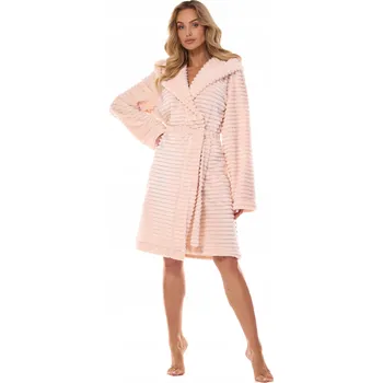 Dámské noční prádlo Dámský župan L&L 2416 Robin XL (42) meruňkový