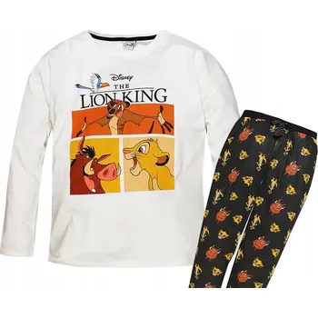 Dámské noční prádlo Lví král Lví pyžamo dámské bavlněné s dlouhým rukávem a nohavicemi S 36
