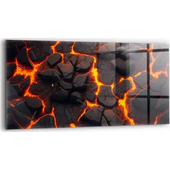 Hodiny Nástěnné hodiny Wallfluent černé 60 cm