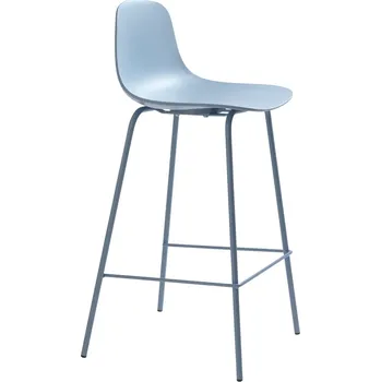 Jídelní židle Unique Furniture Barová židle Whitby světle modrá Rozbale(v)no, nemá původní obal