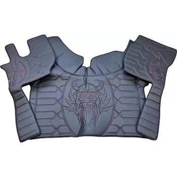 Ochranný autopotah Podlaha VOLVO FH4/FH5 a AERO- viking, černá, červené prošívání