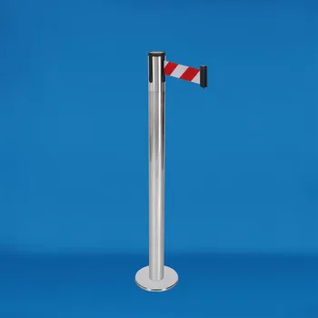 Magnetický sloupek s pásem 2,3 m Název: barva pásky: červeno-bílá