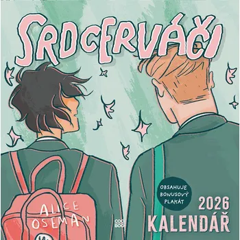 Srdcerváči - kalendář 2026 - Alice Oseman