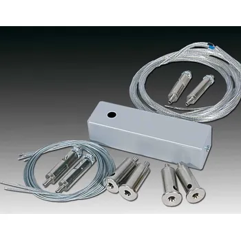 Příslušenství pro svítidlo Příslušenství pro SEC WEGA-FRAME2-CA / CB / DA / DB Varianta: Černá RAL9005 závěsná sada 1 m / 4 ks