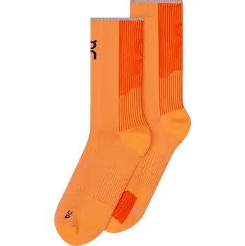 Pánské oblečení Ponožky On Running Performance Run Sock High Tangerine/Flame Velikost: L