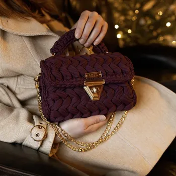 Kabelka LUKA Háčkovaná kabelka Susan Large