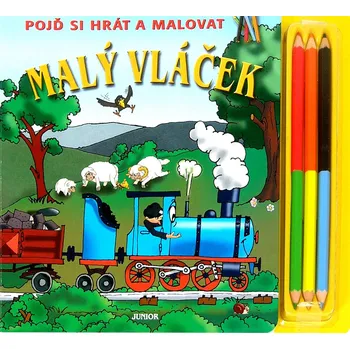 Leporelo Pojď si hrát a malovat-Malý vláček - II. jakost - Zuzana Pospíšilová
