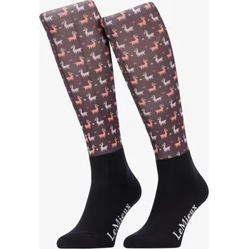 Jezdectví Jezdecké podkolenky LeMieux Llamas AW 25/26, vínové - vel. S