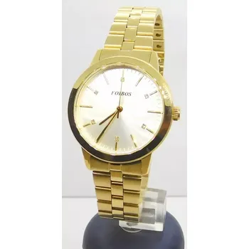 Hodinky FOIBOS Dámské ocelové zlacené hodinky FOIBOS CK3539.2 (FOIBOS Dámské ocelové zlacené hodinky FOIBOS CK3539.2)