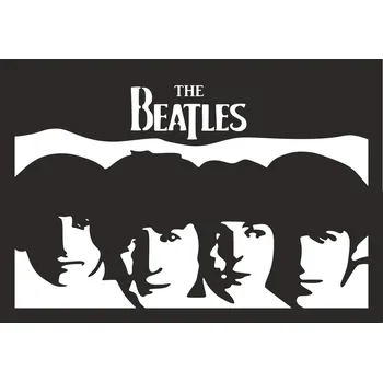 Samolepící dekorace Samolepka na zeď-The Beatles 1 87 x 60 cm