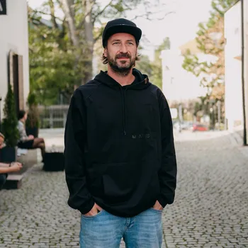 Dámská mikina Mikina Vagus Raven 2.0 - Černá Velikost: XXL