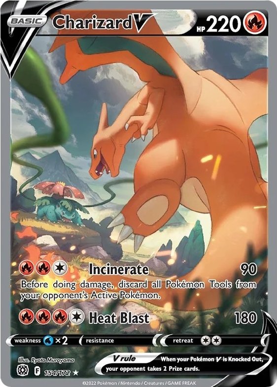 Charizard V 154/172 - Brilliant Stars