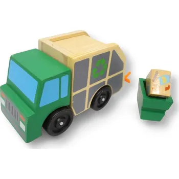 autíčko Auto, dřevěné auto POPELÁŘ 20x11,5x9 cm