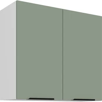 Kuchyňská skříňka 80 G-72 2F, Horní kuchyňská skříňka Aria aquamarine /bílá