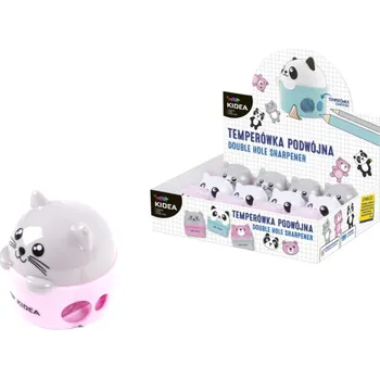 Ořezávátko KIDEA Dvojitá ořezávátko Zvířátka mix 4,5x4 cm – 1 ks