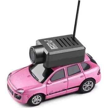 RC model IQ models Mini RC auto s kamerou 1/64 růžová + DÁREK